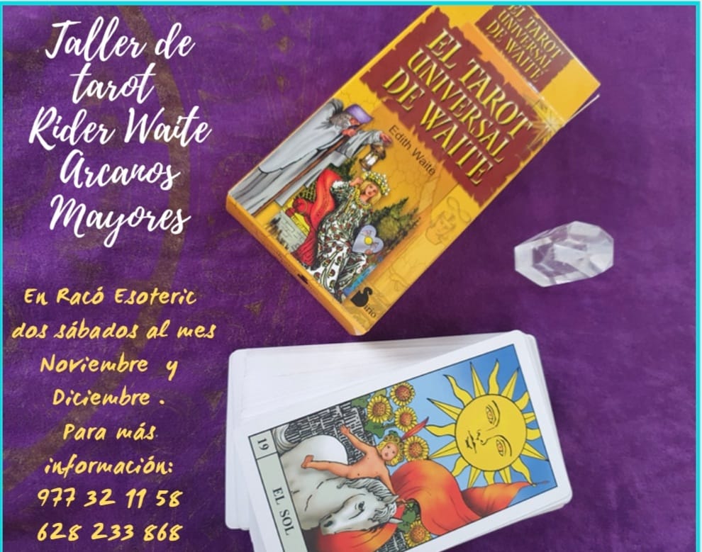 Raco_Esoteric's tweet photo. 😇 Si quieres ayudar a la gente, siendo una guía para las personas dándoles información a través del tarot, estás en el lugar indicado.
Este es el momento, taller de #Tarot en #RacoEsoteric, 2 sábados de noviembre y de diciembre.
#Reus 📞 Contáctanos para cualquier información. https://t.co/PmBjJtrjTv