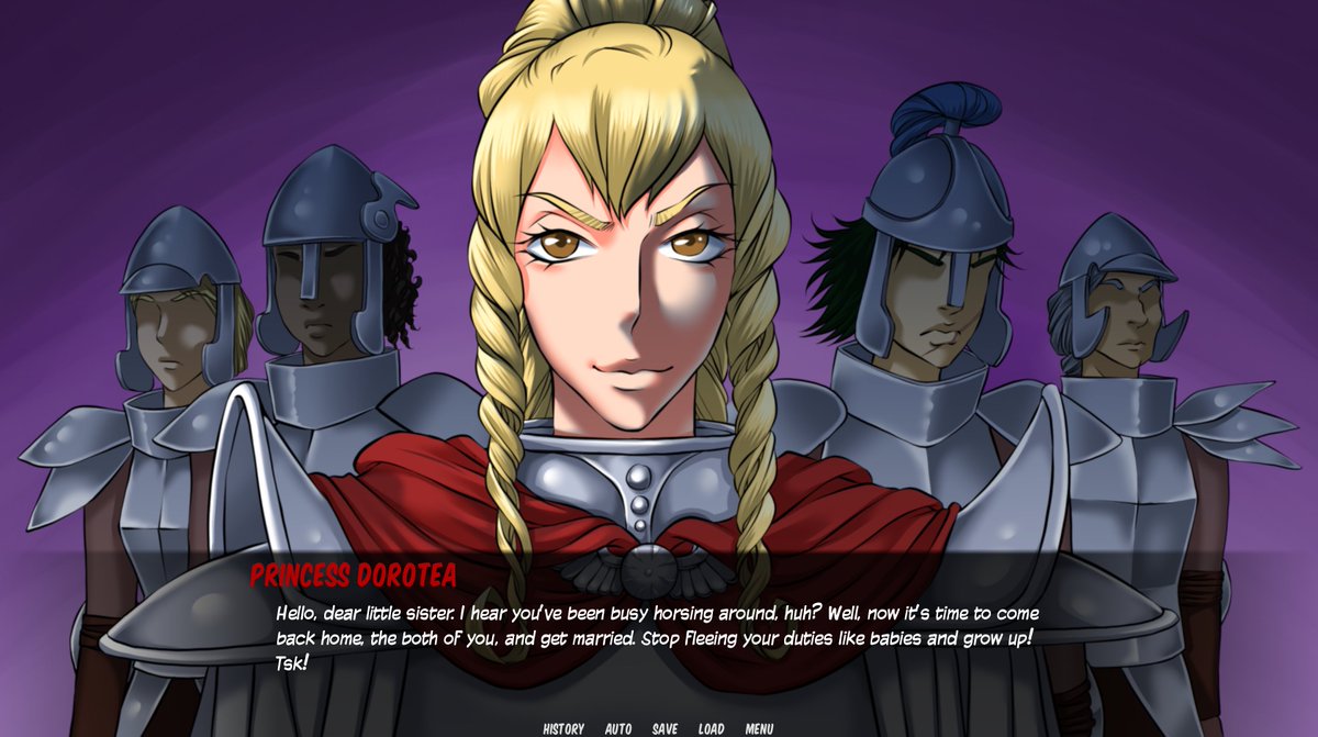 SenpaiGroup's tweet image. Are you still on the run from Princess Dorotea - or did she manage to catch up to you? Get the new Sword Princess Amaltea - The #VisualNovel on #Steam for a limited release sale!⚔️

#vn #vndev #indie #indiegame #indiedev #gamedev #novelavisual #kickstartergames #kickstarter