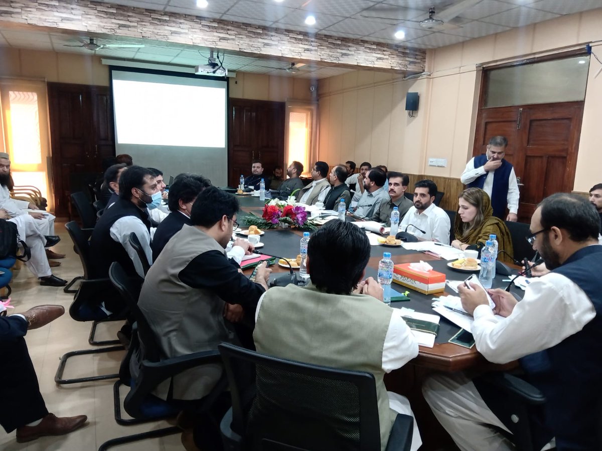 SustainableUnit's tweet photo. 2nd Meeting, Sub project review &amp; approval committee, Pakistan Community Support Project(PCSP) was held under the chairmanship of DG SDU-(Muhammad Bakhtiar Khan),P&amp;D Department on dated 26th october-2021 in the Committee Room of SDU,P&amp;D Department. https://t.co/rrgMUYMrUz