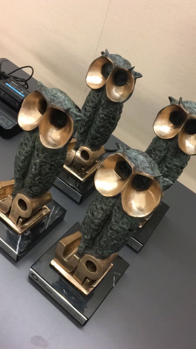 #PremiosUPValencia

Los búhos de la VI edición de los Premios a la Excelencia están listos para recibir a sus galardonados 

🙌🏼@elecPercutanea
🙌🏼<a href="/mamasenacciones/">Mamás en Acción</a> 
🙌🏼<a href="/PE_EasyToDrive/">Power Electronics</a> 
🙌🏼@ENLluisVives