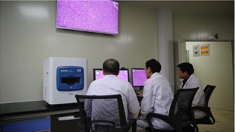 KFBIO1's tweet photo. 4. Previewing or sharing the image with fellow pathologists or pathology lab
#digitalpathology
#pathologyimage
#digitalpathologyscanner https://t.co/WK8Xd1Igai