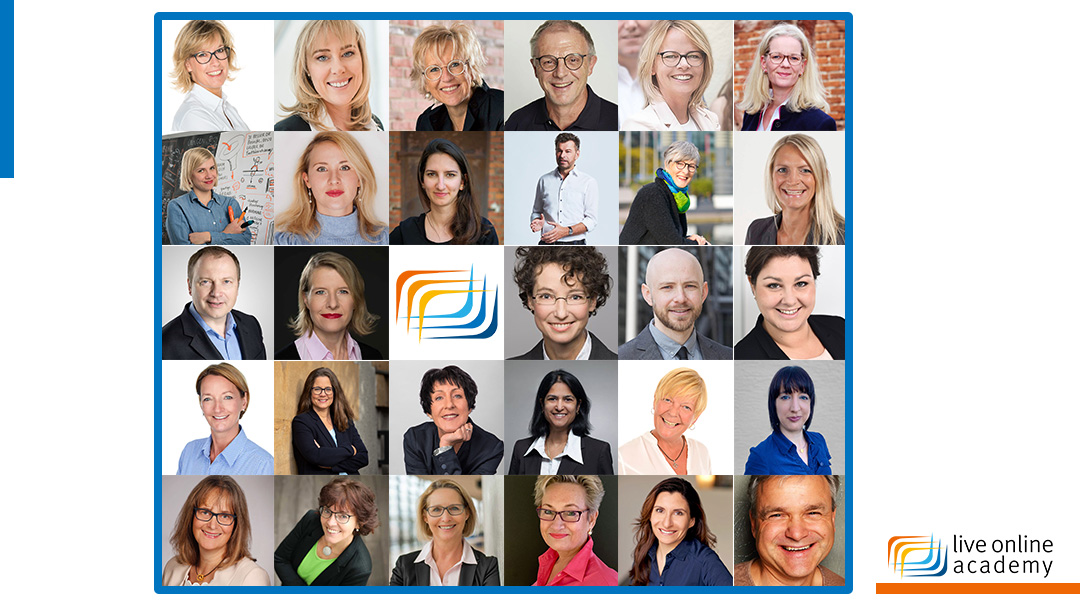 Lerne das Team der LOA kennen: Gemeinsam mit über 30 erfahrenen Trainerinnen und Trainern haben wir dir ein abwechslungsreiches Kursprogramm zusammengestellt. Uns beschäftigen alle Kompetenzfelder rund um Lernen, Arbeiten und Führen. liveonlineacademy.de