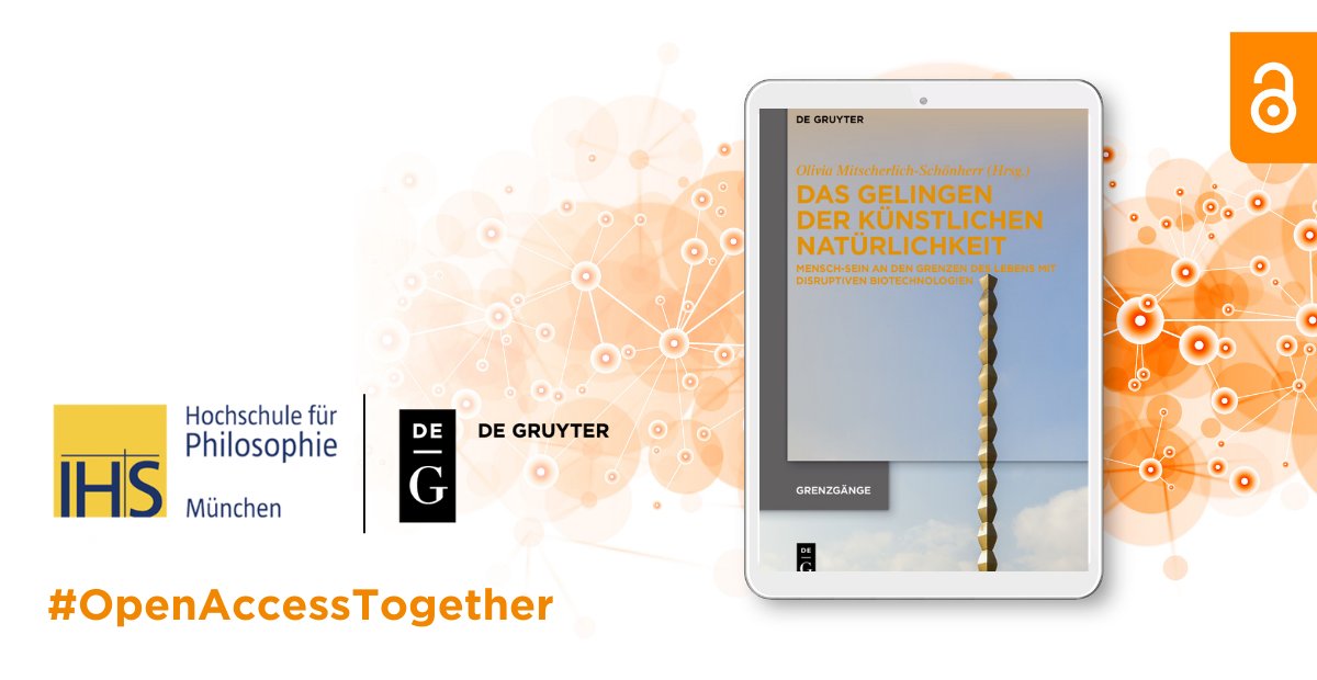 dgb_philosophy's tweet photo. The #OpenAccess publication of "Das Gelingen der künstlichen Natürlichkeit"?
🔗https://t.co/qxODY55oXI

Made possible by @hfph_muc!
#OpenAccessTogether

#OpenAccessWeek https://t.co/s6iE78KL48