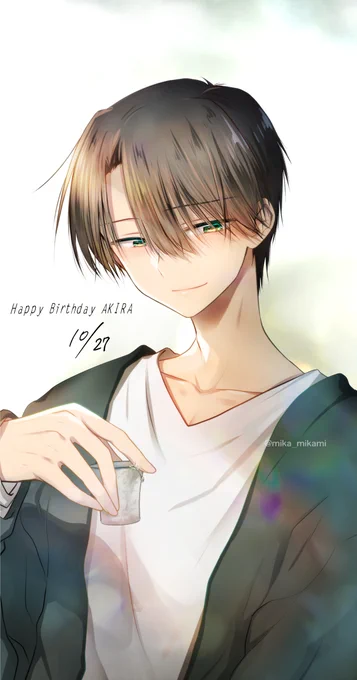 今日は #おやすみ兄妹 のお兄ちゃん、月岡 章くんの誕生日です✨🎂💕(∩˘ω˘∩)
これからも沢山お兄ちゃんと妹を描いていきます!
☆3枚目はスマホ壁紙です! 