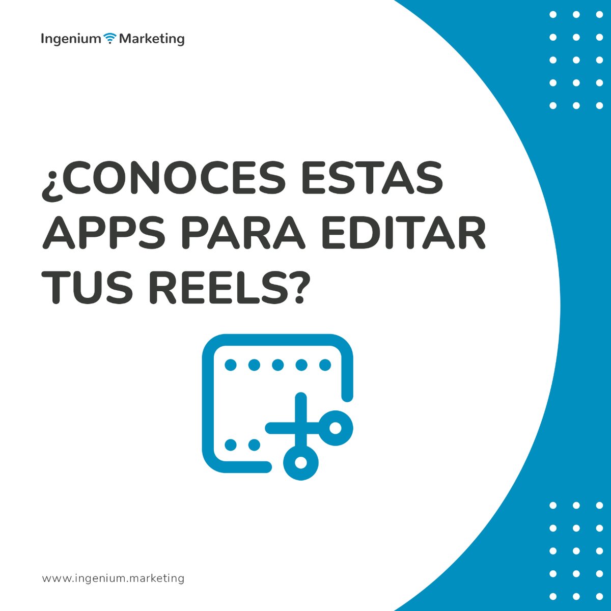ingenium_mkt's tweet photo. ¿Conoces estas apps para editar tus Reels? 🤓

¡Aprovéchalas! 👌

#reels #edicióndevideo #marketingdigital #socialmedia #ingeniummarketing https://t.co/Rd0fXa4sFZ