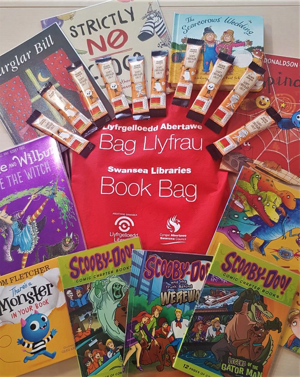 Discovermore's tweet photo. Itโs time for trick or treat!
Take home a spooky book bag,
And youโll receive a special treat!
Parent/guardian permission required
1 treat per person
#TownhillLibrary
@EnjoySwansea @TownhillCC @LibrariesWales https://t.co/bd6AQ5eGvv