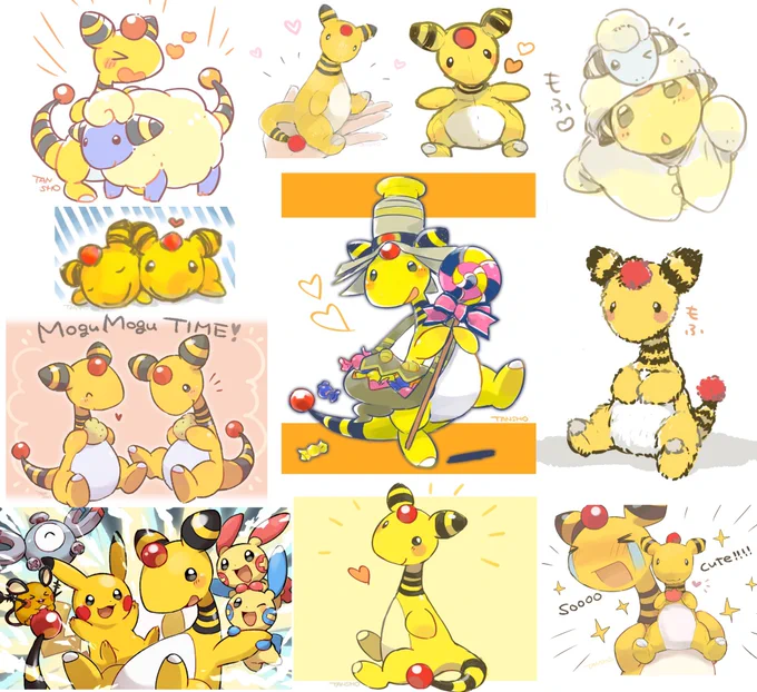 デンリュウのグッズ(というかぬいぐるみ?)の絵、ちょっと探しただけでもこんなにあった…!
ここ数年だけでもたくさん出てて本当に有難い(;▽;) 