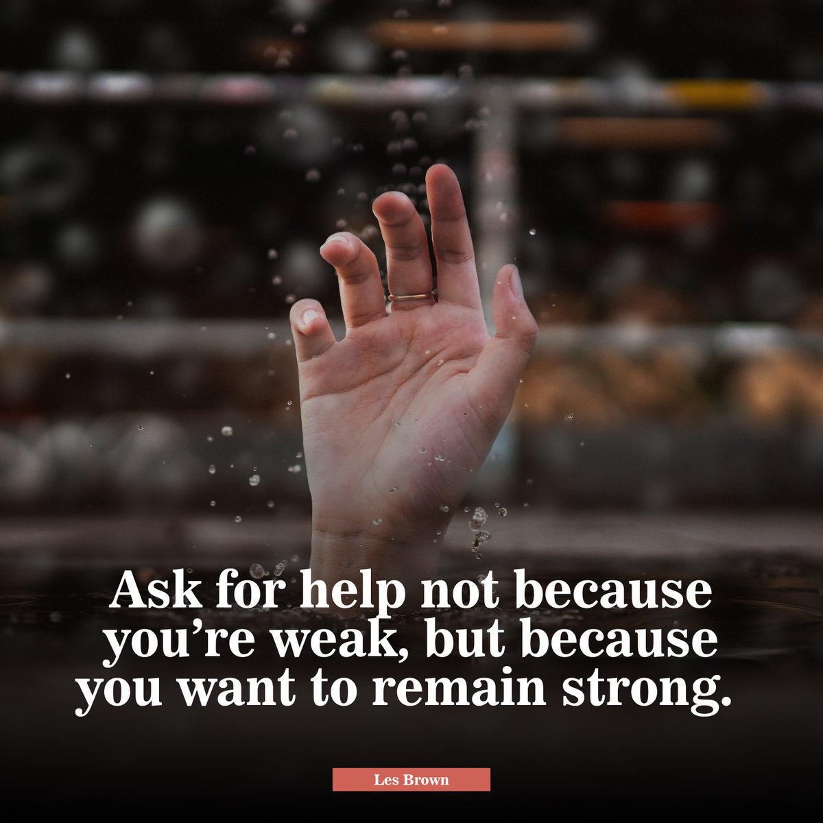 RChimanikire's tweet photo. Ask for help not because you’re weak, but because you want to remain strong. – Les Brown https://t.co/0f0mLVPV7F