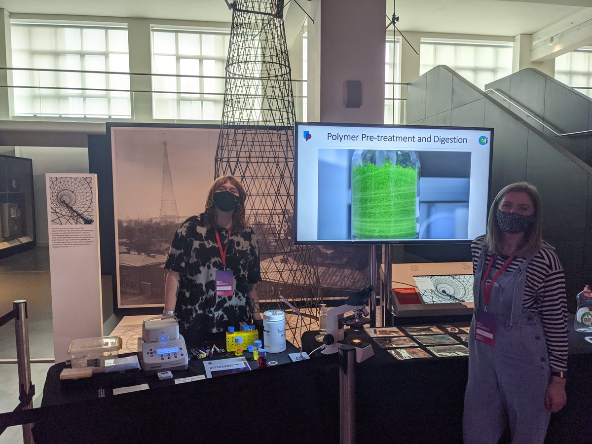 portsmouthuni's tweet photo. Join the team from @CEI_UoP at @sciencemuseum from 12pm - 4pm today! You can become a #FutureExplorer by learning about what 2050 looks like: find out what products in your house contain enzymes; see what a "plastic-eating bug" looks like; watch enzymes eat plastic in real-time https://t.co/eBLGkXTk2a