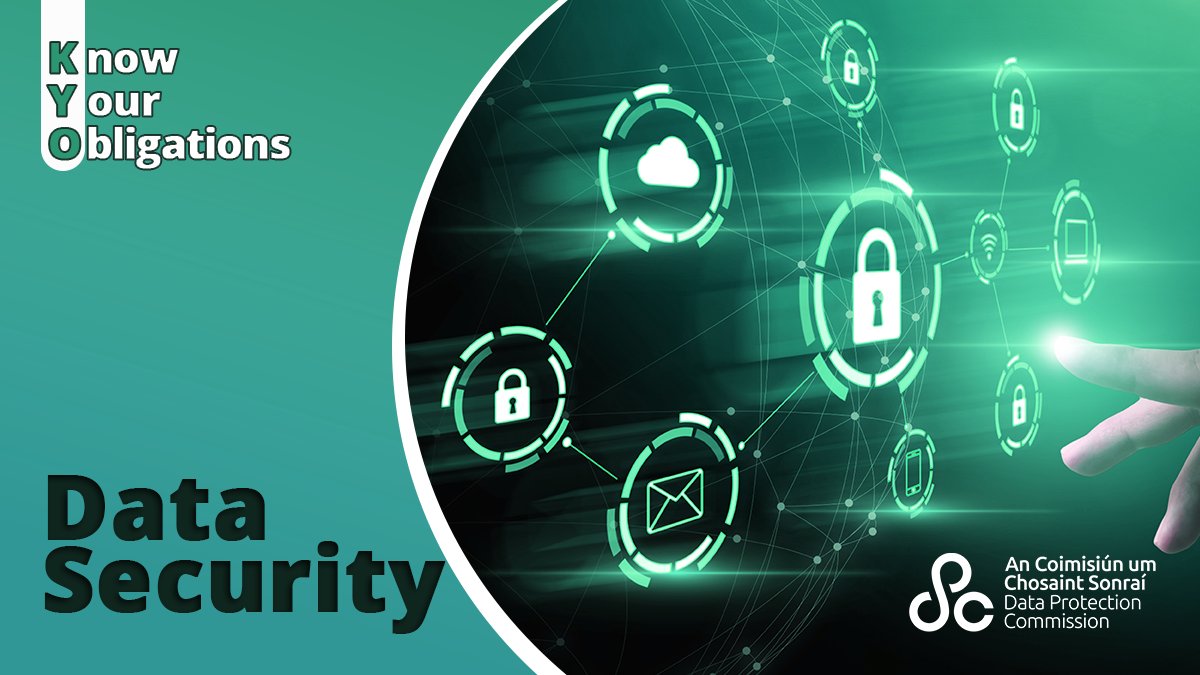 What are the principles of data security under the GDPR? The increasing amounts of personal data processed and held gives rise to security challenges for the organisations that collect that data. Read our guide on Data Security here: dataprotection.ie/en/organisatio…