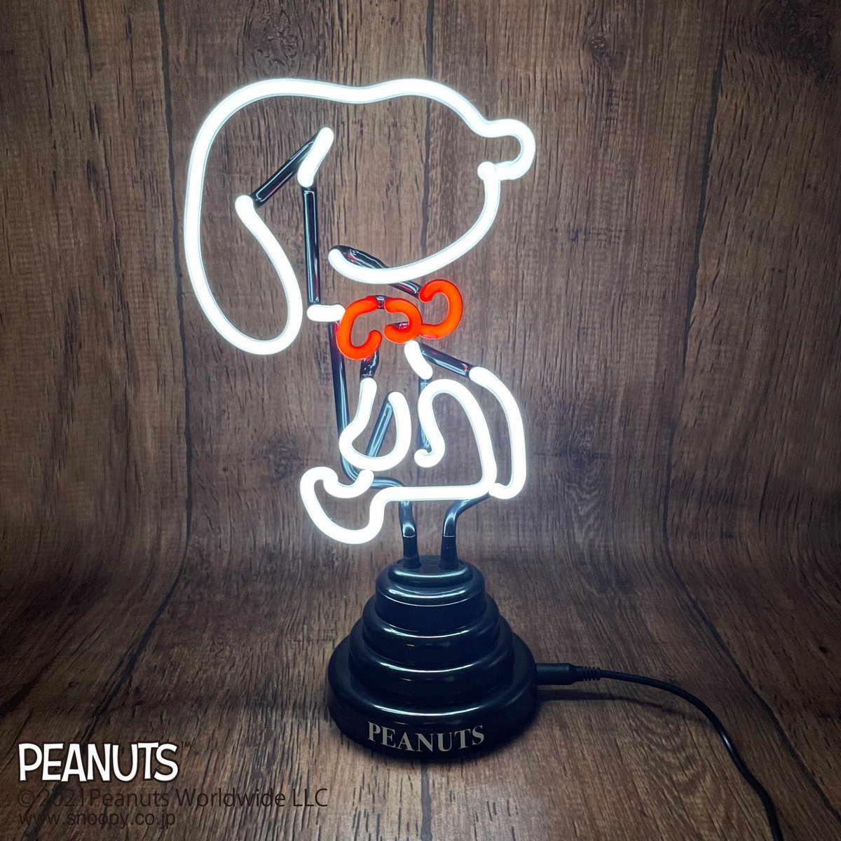🖤PLAZA・MINiPLAオリジナル✨ 『#PEANUTS ネオンサインライト』おす