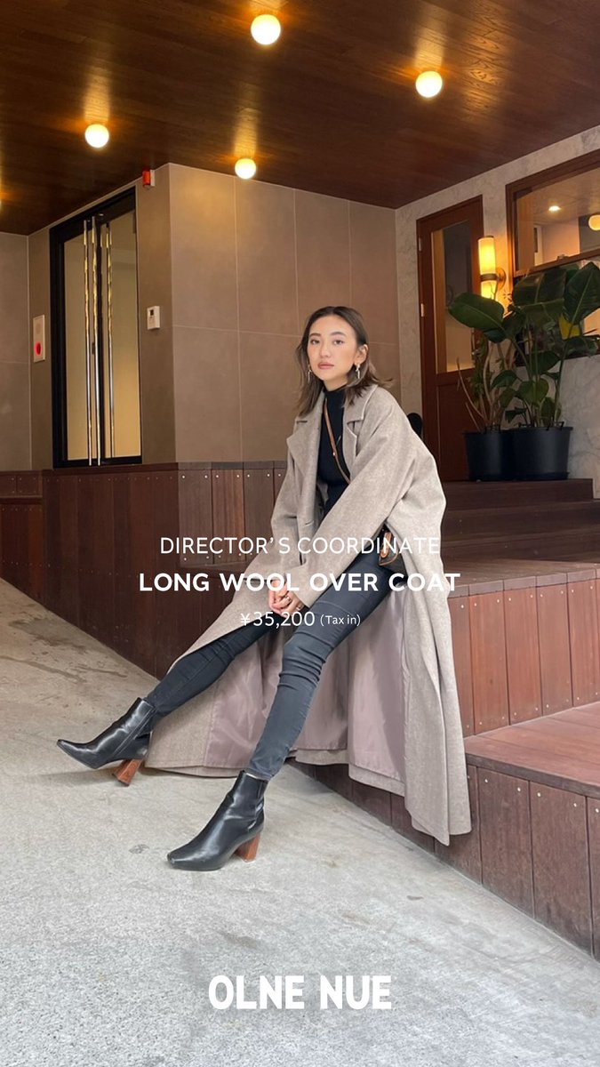 olnenue's tweet photo. 【人気アウターご紹介】
Long wool over coat

ディレクター着用はMixです✌️🤎
ブラックコーデにも馴染む柔らかい色がポイント！サッと羽織れる使いやすさに日本製ウール100%素材✨

あったかくて使えるって
最強すぎません？😮‍💨❄️

#彩乃さん可愛すぎです
#OLNENUE 
#オルネヌー https://t.co/t40cbugqX1