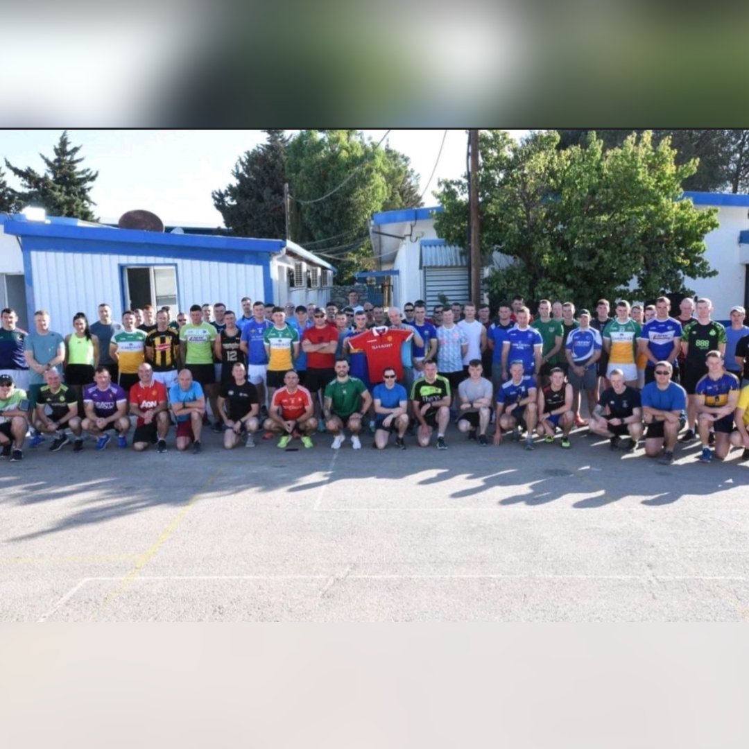 CRYIre's tweet photo. A message from the Mahon family to Mark’s other family - The Defence Forces. 

In particular, all members of the 64th Infantry group in #Syria  who organised a 5k for Marky’s Marathon on Sunday to #RememberMark.

#DefenceForces #Charity 
#RememberingMark💙 https://t.co/tewQnpKJjm