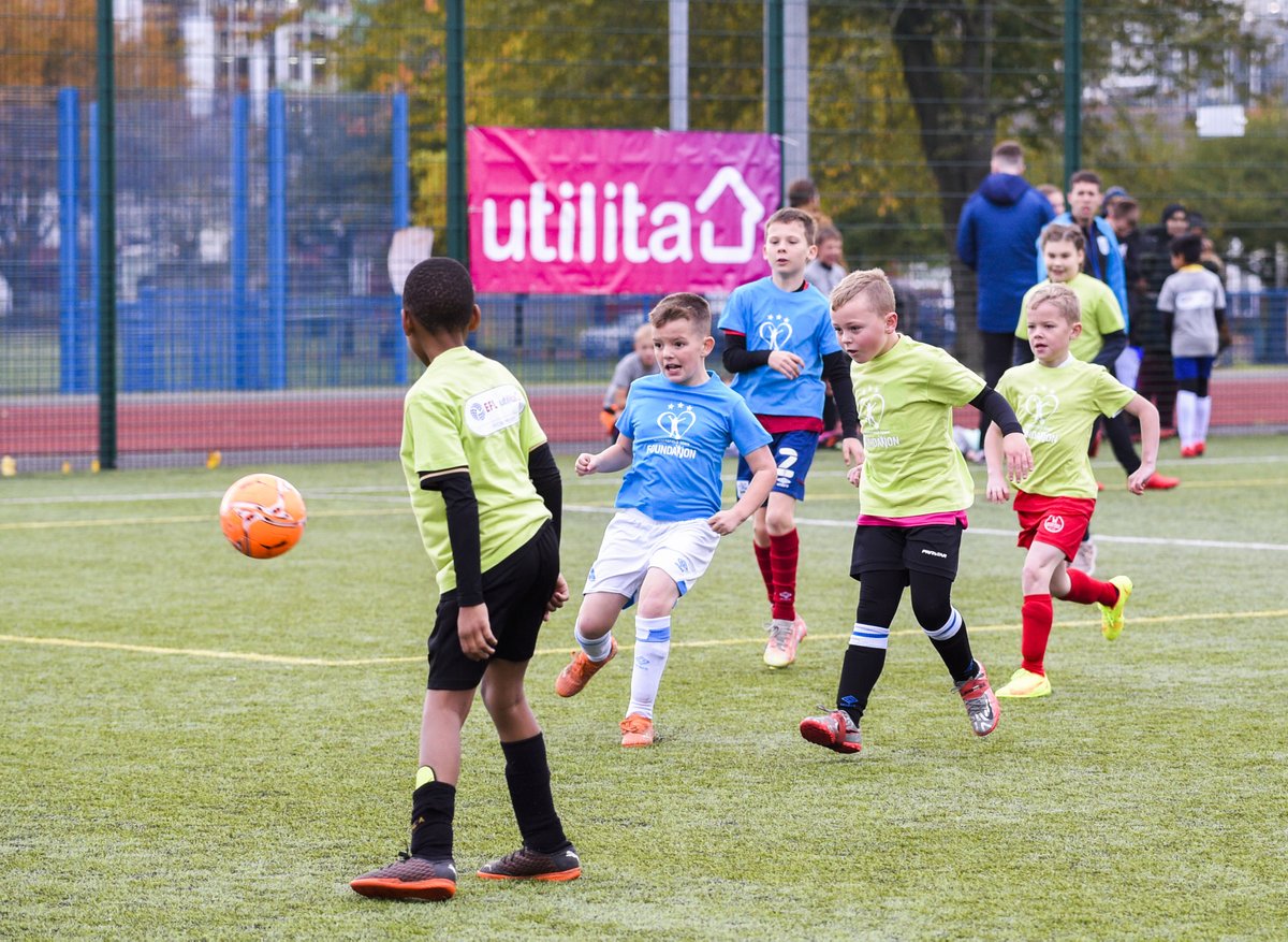 EFL's tweet photo. ⚽️ We're delighted to be supporting the @UtilitaFootball Football Festival at @htafcfoundation this morning! 

#EFL | @UtilitaEnergy https://t.co/reaAPiv9SG