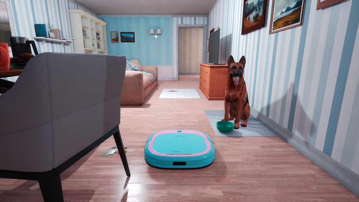 Robo_VacuumSim's tweet photo. Play as a cleaning robot in Robo Vacuum Simulator
Wishlist on Steam: https://t.co/6gCYAyniZb

#indiegame #IndieGameDev #indiegames #UnrealEngine #madewithunreal #gaming https://t.co/cxoeazGmNA