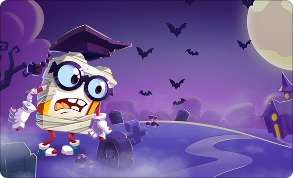 WordDomGame's tweet image. Only a few days left in our Halloween stories event! Don't leave any spooky story bags behind! 👻