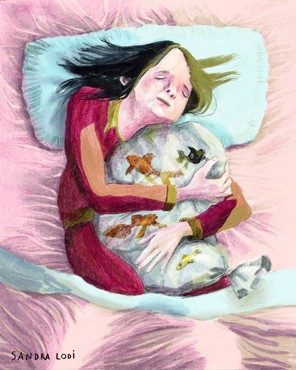 elestafador's tweet photo. Durmiendo con mi mascota

Por @lodi_sandra 

#pets #humor #sweetdreams #fish #mascotas #illustration #fishbag #peces #elestafador #pecesdecolores #pecera https://t.co/BbCaTFvnYe