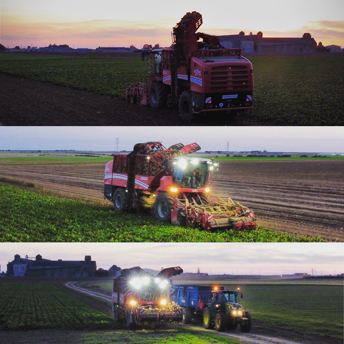 Arrachage de betteraves 2k21 avec <a href="/GRIMMEGroup/">GRIMME</a> et <a href="/BMaupu/">Bennes Maupu</a> 💨