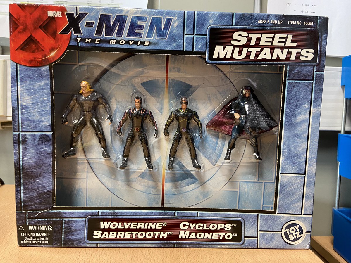 WolverSteve's tweet photo. Todays #WolverineWednesday delivery an @XMenFilms blast from a year 2000 past @Marvel #SteelMutants from #ToyBiz #ActionFigures https://t.co/EYzxC30RHQ