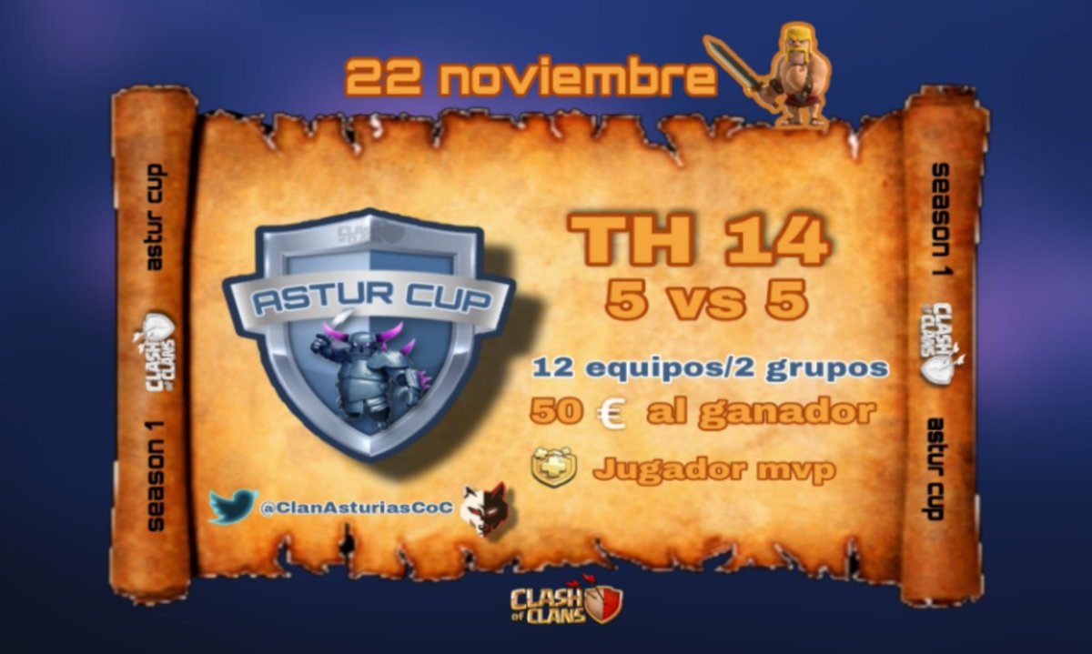 Ya tenemos fecha de inicio y premios.
Retocando últimos detalles y al lío
#asc