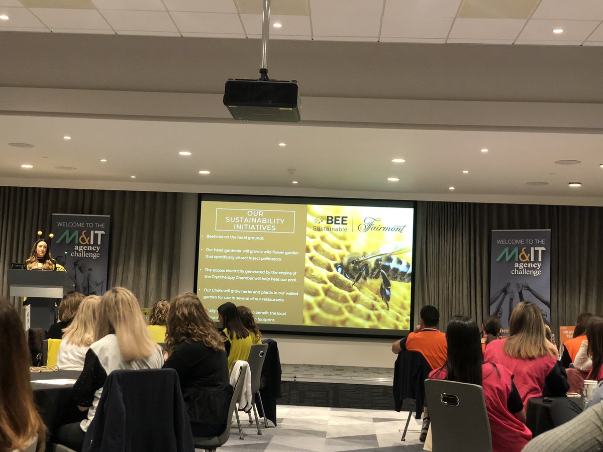 meetpie's tweet photo. We canβt bee-lieve (sorry!) how many sustainability initiatives @Arora_Group have. Another very interesting presentation at the #MITAgencyChallenge. https://t.co/S6XMnMj9M9