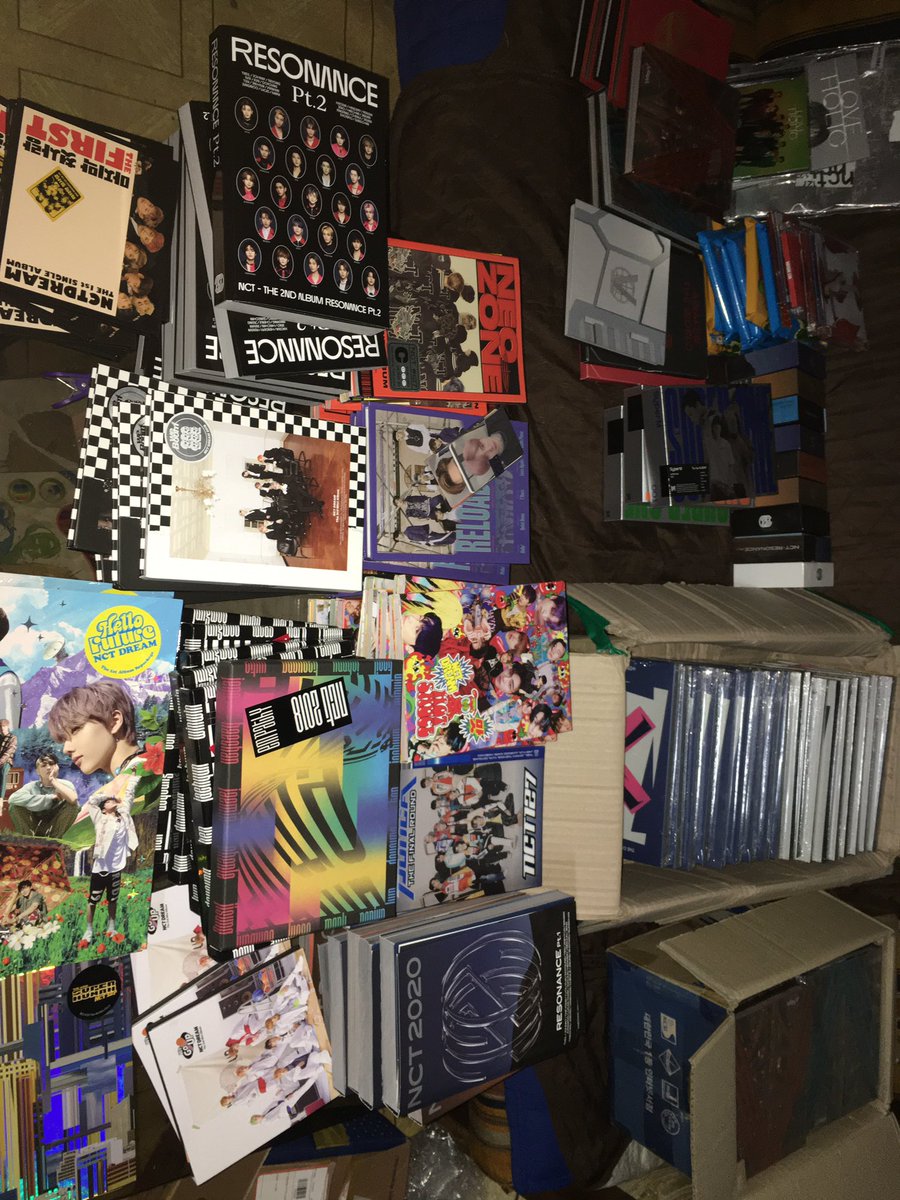 attalunaph's tweet photo. [#ATTA_Update]

to our surprise, solo box 2 finally arrived here ! this includes nct batch 7-8, 8.8 sale, wayv unsealed and sealed, txt foe, jaehyun pcs^^ please give us ample time to prepare the shipments since completion week po namin this week ^^ ++ https://t.co/GRSzoEa6pJ