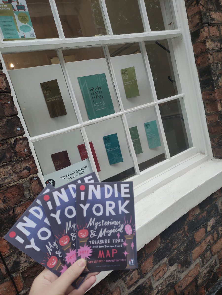 This year we are one of the businesses taking part in the <a href="/indieyorkmap/">Indie York</a> mysterious and magical half term treasure trail. Find us and our clue at 28 High Petergate, just by the Minster! #indieyork #indieyorkmap #york