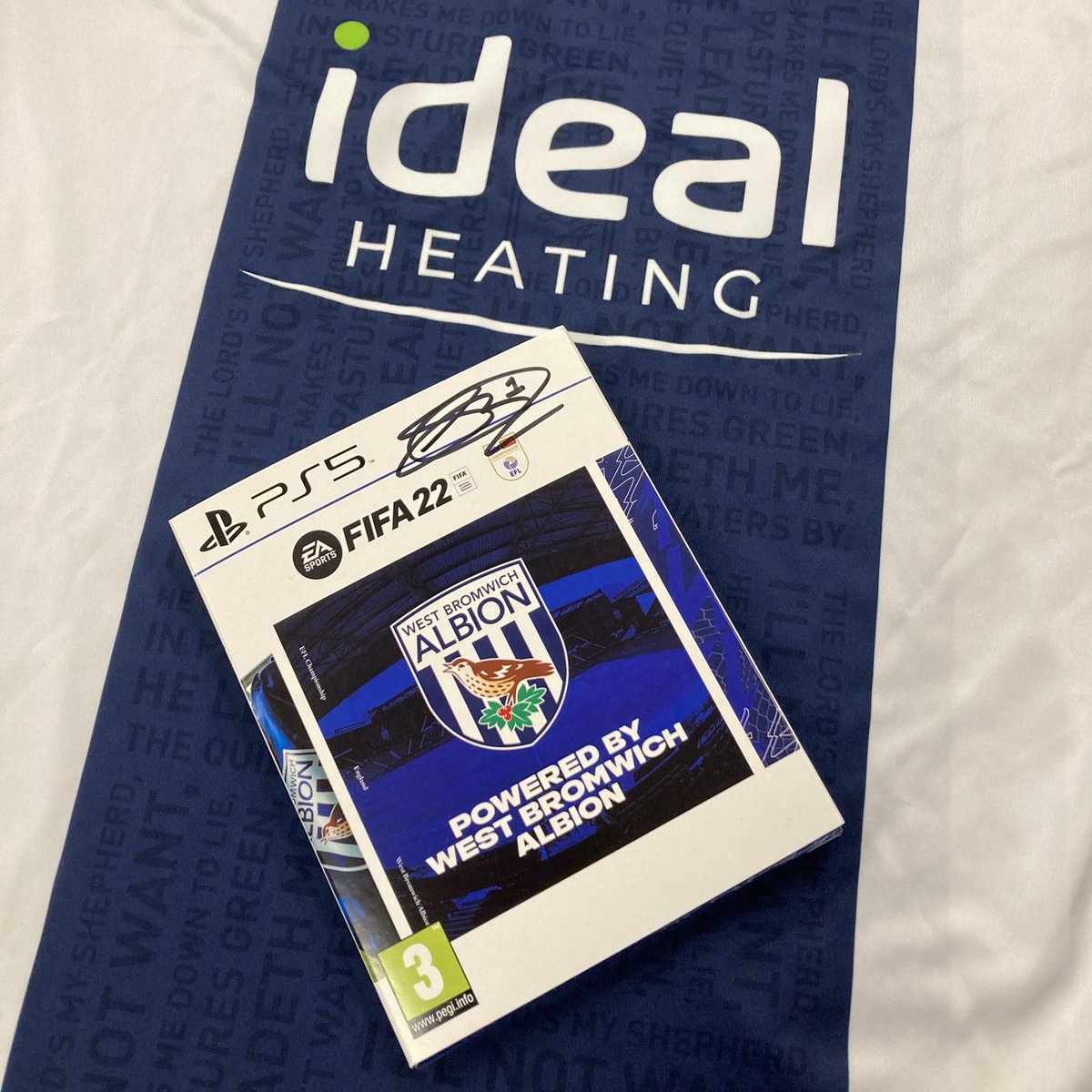 West Bromwich Albion (@wba) on Twitter photo We've got a <a href="/PlayStation/">PlayStation</a> 5 copy of #FIFA22 signed by our <a href="/England/">England</a> international <a href="/samjohnstone/">sam johnstone</a> to give away ๐ฎ
RT this post before kick-off at Fulham on Saturday lunchtime to be in with a chance. Winner to be contacted directly.
@EASPORTSFIFA | #WBA We've got a <a href="/PlayStation/">PlayStation</a> 5 copy of #FIFA22 signed by our <a href="/England/">England</a> international <a href="/samjohnstone/">sam johnstone</a> to give away ๐ฎ
RT this post before kick-off at Fulham on Saturday lunchtime to be in with a chance. Winner to be contacted directly.
@EASPORTSFIFA | #WBA