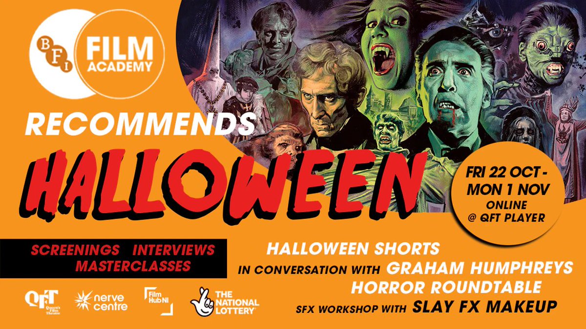 #QFTPlayer is playing host to a series of spooky short films as part of <a href="/BFIFilmAcademy/">BFI Film Academy</a> Recommends. Four of them were chosen by @NerveCentre's Ones to Watch and @dhfilmfestival. Two of them are...