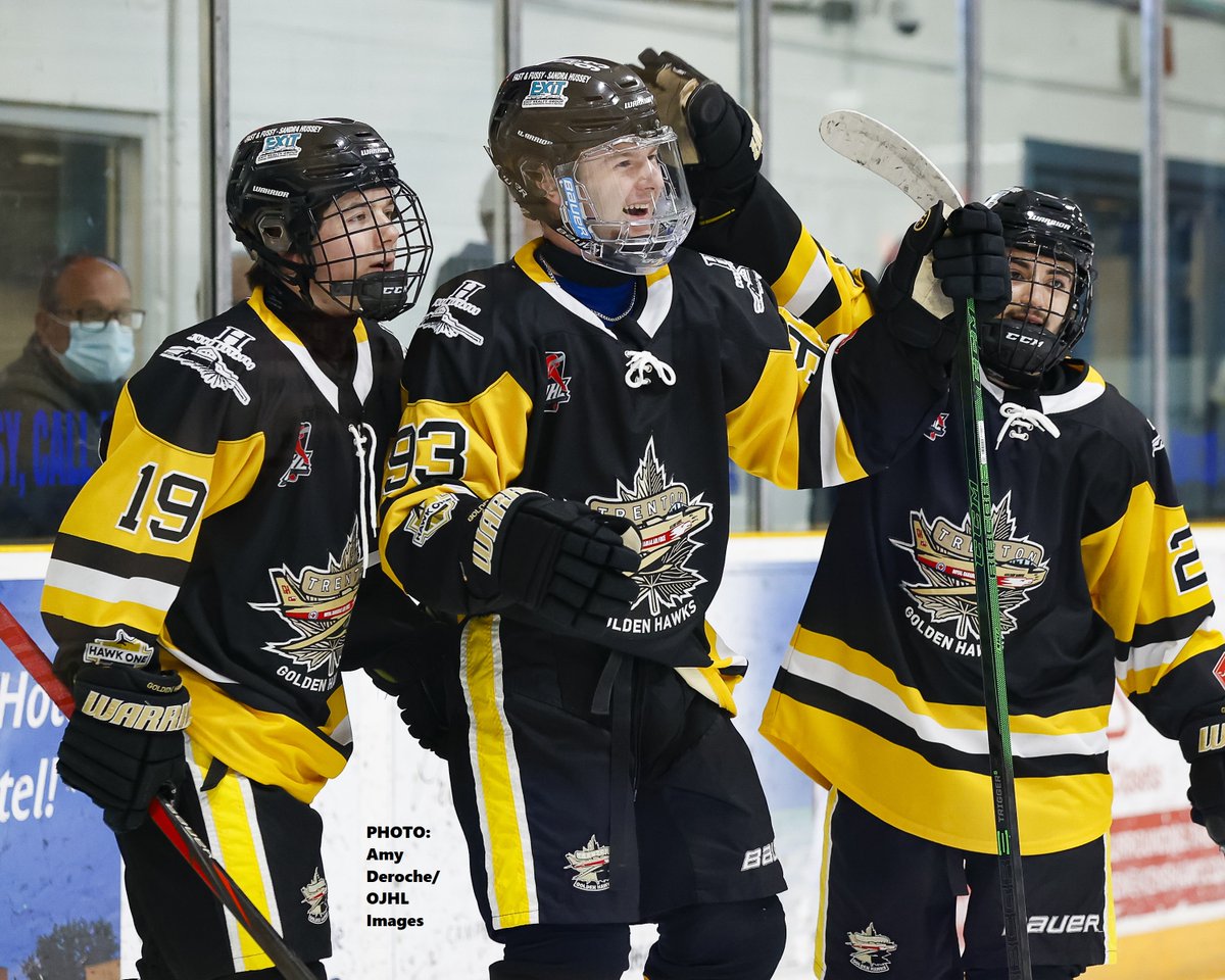 The Trenton Golden Hawks look to get back to winning ways this afternoon at 1:30 pm when they meet the <a href="/stmbuzzers/">St Michael's Buzzers</a> at the Governor's Showcase in <a href="/TownofCobourg/">Town of Cobourg</a> 
GO HAWKS GO!
<a href="/OJHLOfficial/">OJHL</a> <a href="/deroche080/">Amy Wiegel (Deroche)</a> <a href="/ojhlimages/">OJHL Images DOP</a>