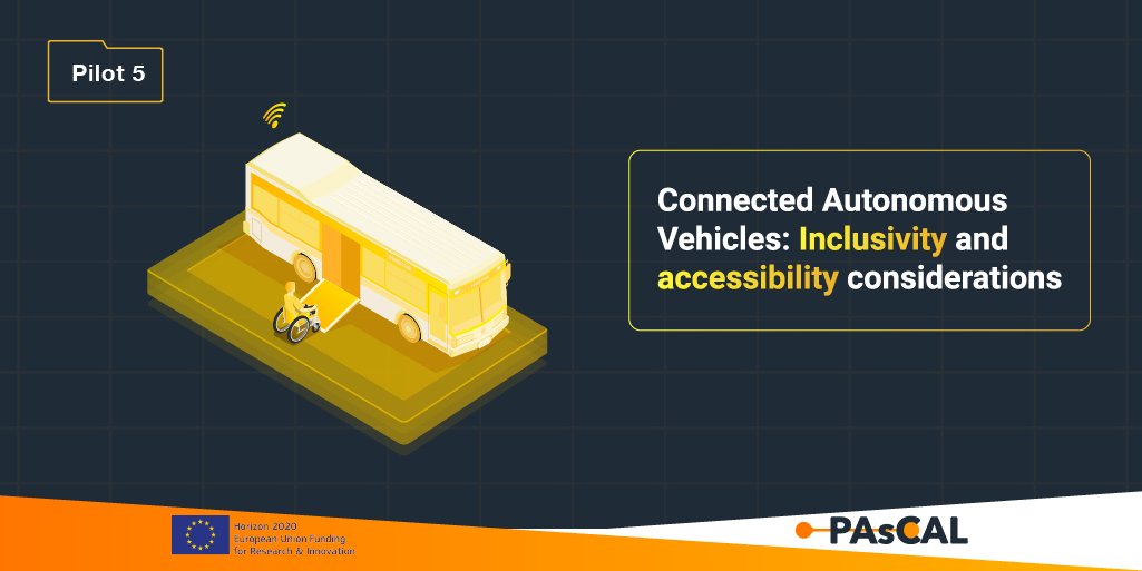 ProjectPascal's tweet photo. #PAsCALEvent
Tomorrow, on October 28th, will be held the #PAsCAL event to present the results of #Pilot5, aimed at better understanding the inclusiveness and safety needs of vulnerable passengers using #CAVs. To attend the event register at this link 👉 https://t.co/c0ZEwdSBwQ https://t.co/m6JUVuIDb8