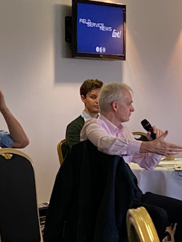 FSNewsUK's tweet photo. Engagement in the Field Service Symposium. It’s great to have a face to face event happening again after so long. #fieldservicenewslive! https://t.co/a9XmLzbgop