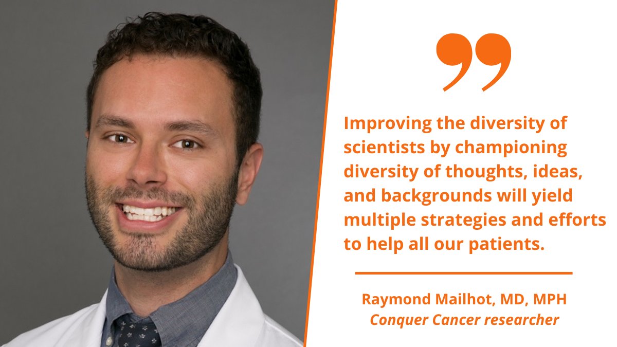 ConquerCancerFd's tweet image. In a Q&amp;amp;A, two-time #ConquerCancer grant recipient @raymailhotvega reflects on personal experiences with structural racism in oncology and shares why he&apos;s working to accelerate equity in cancer care for patients everywhere fal.cn/3jmE8 @ASTRO_org #PediOnc #BCSM #RadOnc