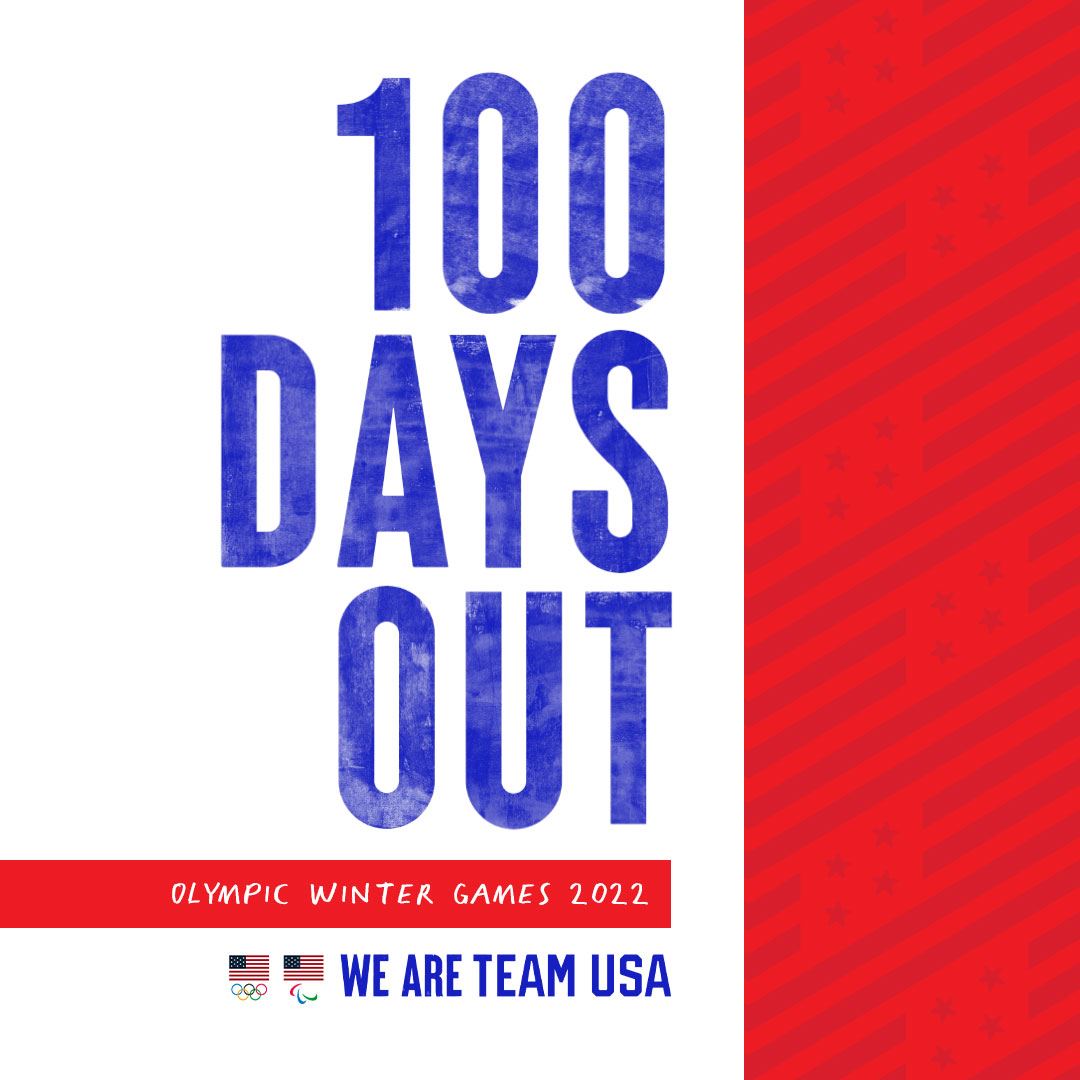 Only 100 days to the #WinterOlympics. Are you ready? We are.