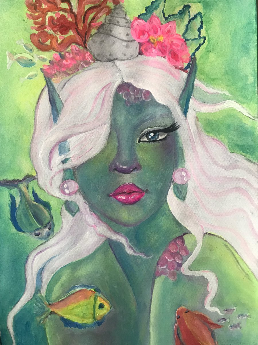 #fairy tale #artist #nft #nftcollector #Mermaid #illustration