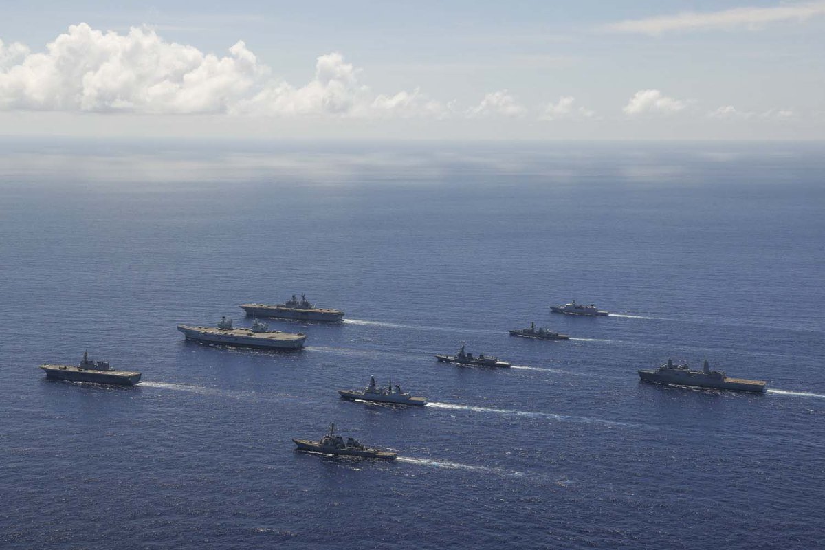 HMS Defender and the UK Carrier Strike Group have been on exercises with partner nations in the Pacific Ocean