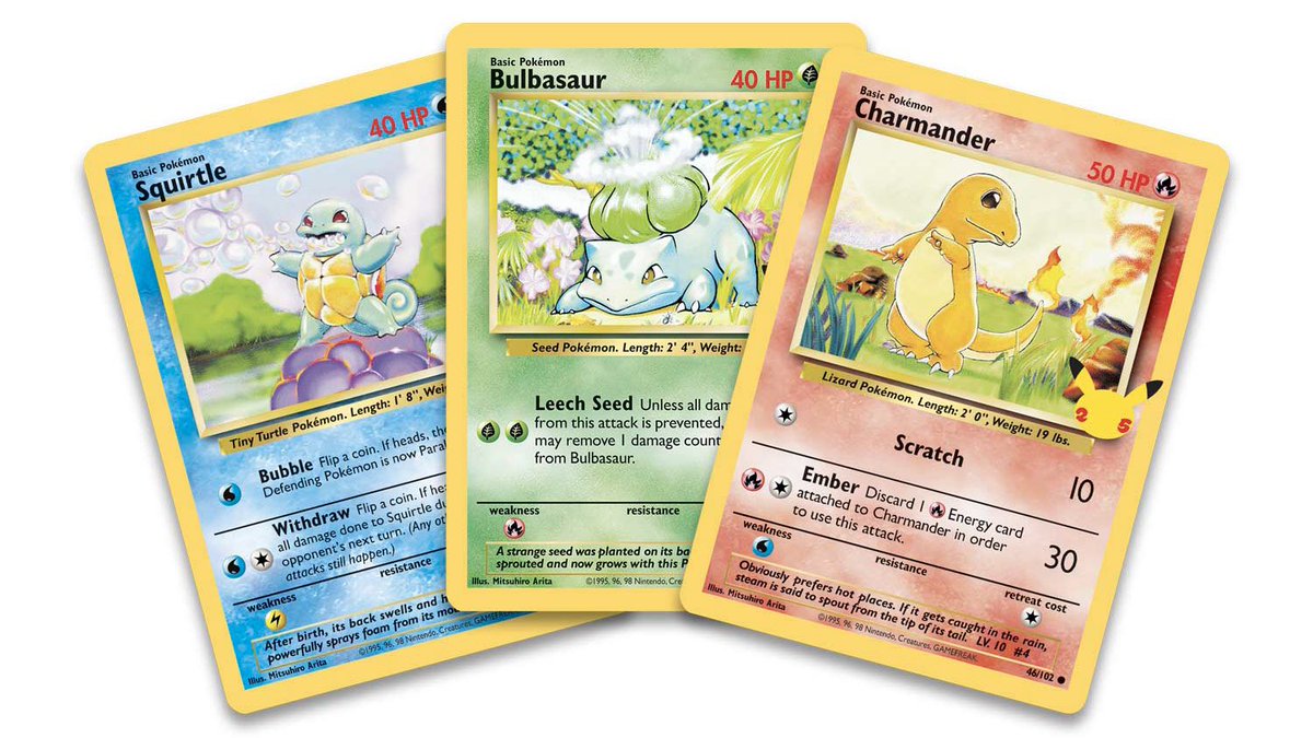 NEW in stock! The Kanto First Partner Pack contains a set of oversized cards featuring the three first partner Pokémon of the Kanto region, plus two regular Pokémon TCG booster packs!

pokemoncenter.com/en-ca/product/…