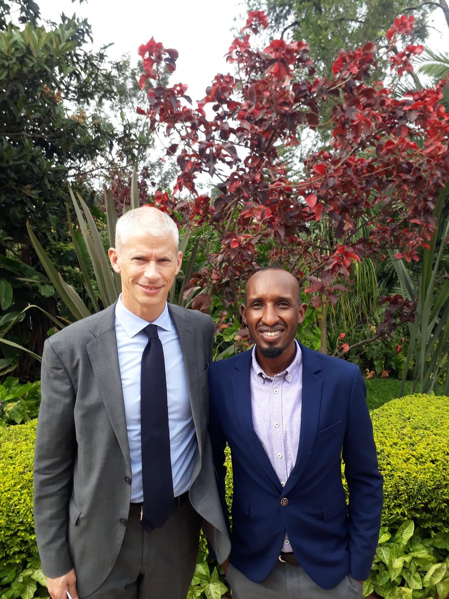It was a great pleasure meeting you again @franckriester here in #Rwanda after #AfricaFranceSummit, very optimistic that the new business approach will catalyse Africa-France business partnerships.  @eHahoRw #agriculture #ICT4Ag #RwOT