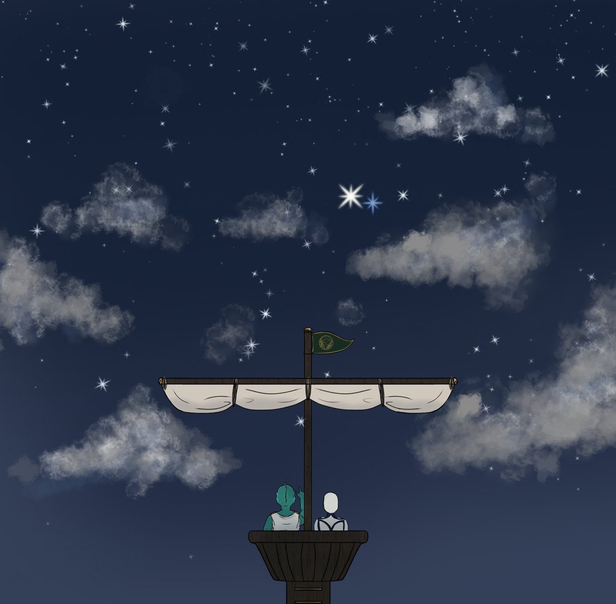 electrumxchange's tweet photo. ARTOBER DAY 14: STARLIGHT
Featuring work from:
- @elvlvla
- @doubtfireofcl
- @Molly_Meganx
- @elrose_20
#dnd #artober #genartober #genatha #dndart #dungeonsanddragons #dndartober #ttrpgart https://t.co/llGwca8tnu