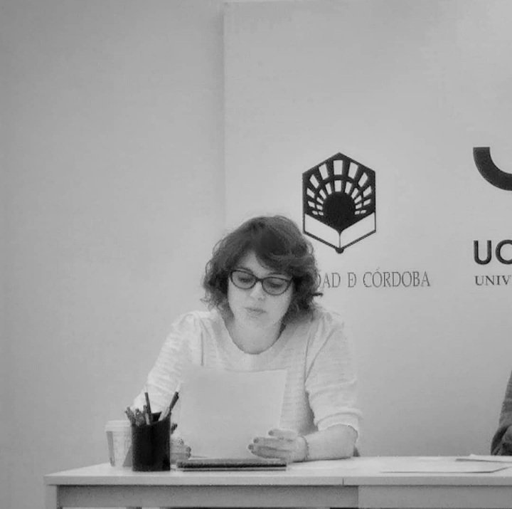 La profesora de la <a href="/Sorbonne_Nvelle/">Université Sorbonne Nouvelle</a> Marta Espinosa presenta su comunicación "En busca del dado. Poesía y poética en "Intratexto" (1997), de Manuel Álvarez Ortega" en el Centro <a href="/UCOCultura/">UCOCultura</a>.