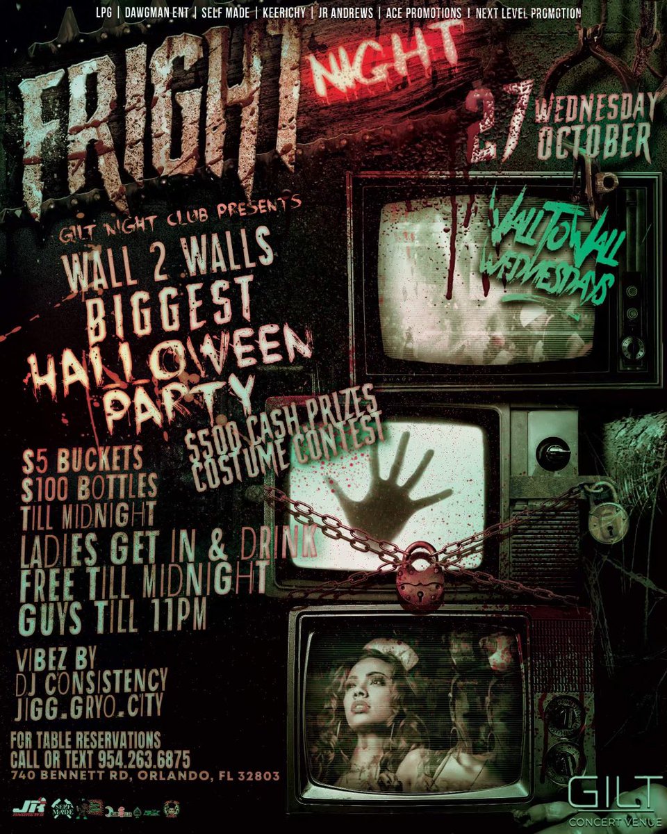 NextLevelPromo_'s tweet image. Tonight we Kicking off Halloween week off Right …. 

Best costume wins $500