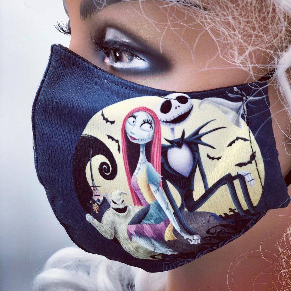 Kapimagen's tweet photo. Nightmare before Christmas face mask.
#facemasks #facemask #halloweenfacemask #halloween #witches #witch #facecovering #witchfacemask #drinkupwitches #nightmarebeforechristmas #jackskellington #jackandsally #kapimagen 
https://t.co/OY2H2vzSBt https://t.co/1NXStl5bGU
