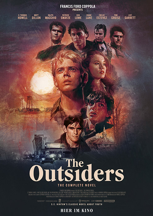 MarkGInsideKino's tweet photo. (1) Nicht vergessen:
Hunderte Kinos zeigen nun am jeden ersten Dienstag im Monat einen Filmklassiker unter dem Label BEST OF CINEMA.
Den Anfang macht Francis Ford Coppolas DIE OUTSIDERS mit den blutjungen Swayze, Howell, Dillon, Macchio, Estevez, Cruise, Lowe u.v.m. https://t.co/SCXFKvjxDy