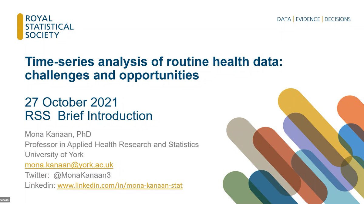RSSMedSection's tweet photo. Event starting now!

Time-series analysis of routine health data: challenges and opportunities
Organised by our @RuteVVieira 

Our chair @MonaKanaan3 introduces the scope and activities @RoyalStatSoc and the Medical Section https://t.co/OjcwXF1AWU