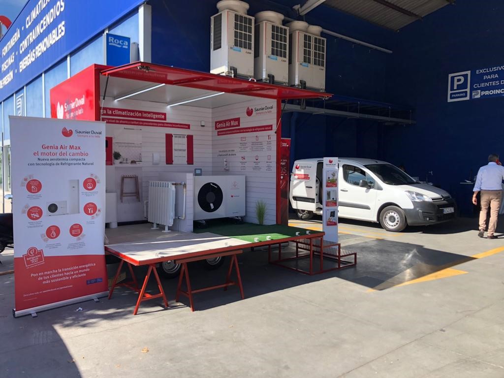 saunierduval's tweet photo. Nuestro remolque vuelve a casa después de llevar nuestros productos por diferentes puntos de España 🚗. 

Gracias a @GacGrupo, @proincosanea y SYA Instalaciones por abrirnos sus puertas para mostrar nuestras soluciones de climatización más innovadoras.

#OntheRoad https://t.co/jXCDu9zkwl