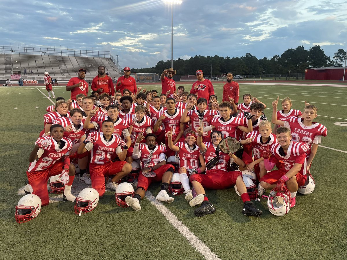 JerryPrieto8's tweet photo. Jr High Football wrapped up yesterday and what a year it was.
7th B Undefeated District Champs
7th A Undefeated 1 Tie Co District Champs
8th B Undefeated District Champs
8th A Undefeated District Champs
#CougarPride
#AllGasNoBrakes
#EATTNT https://t.co/RuHH5cMJXI