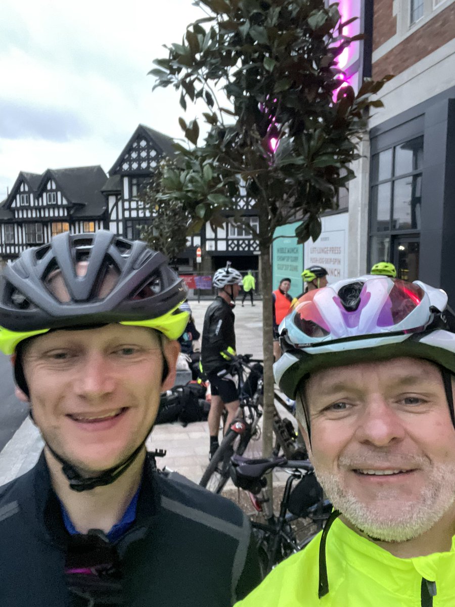 DrMikeMckean's tweet photo. Day 4 #ridefortheirlives Chesterfield to Harrogate. Hilly ride through some amazing Yorkshire countryside. We must do better at city cycle paths - Sheffield 3 Leeds1! Tired leds but a fab group to keep our spirits up. @GreatNorthCH @NorthNetChild @Newcastle_NHS @bodgoddard https://t.co/z9phrOLGSE