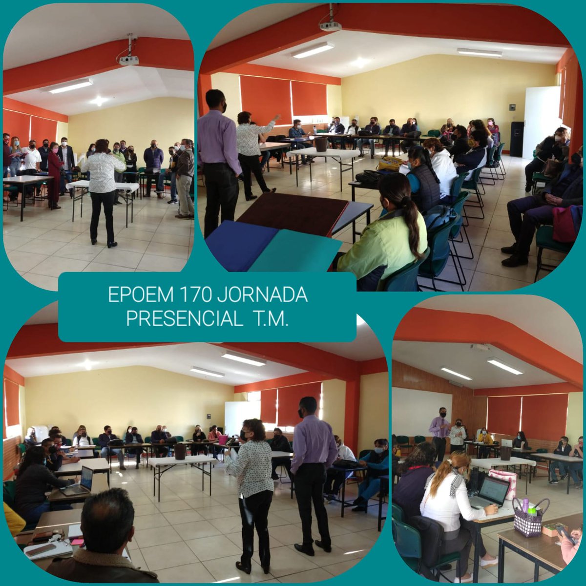 170epoem's tweet photo. PERSONAL DOCENTE Y DIRECTIVO DE LA EPOEM 170, EN SU JORNADA DE ACOMPAÑAMIENTO, FASE ORDINARIA. @geramonro05 @israeljeronimol @EdomexDgfa @HectorUlisesCG1 https://t.co/oFh5ZwbgYd