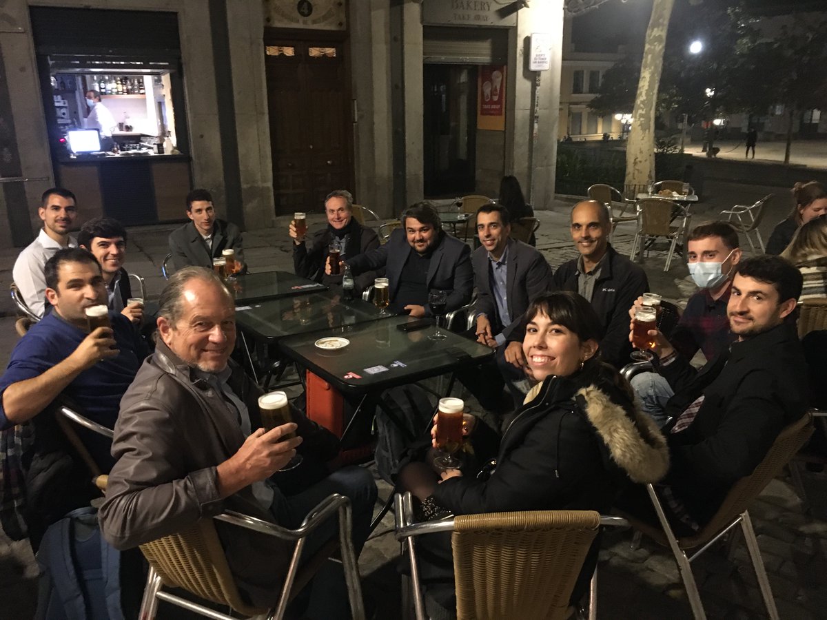 START_ATM's tweet image. For the first time since @START_ATM (funded by @SESAR_JU ) was kicked off, 18 months ago, we have been able to #MeetInPerson in Madrid. It was a real pleasure to see each other in person, to exchange some real smiles, to share a dinner &amp;amp; beer, and to even to draw on a real board!