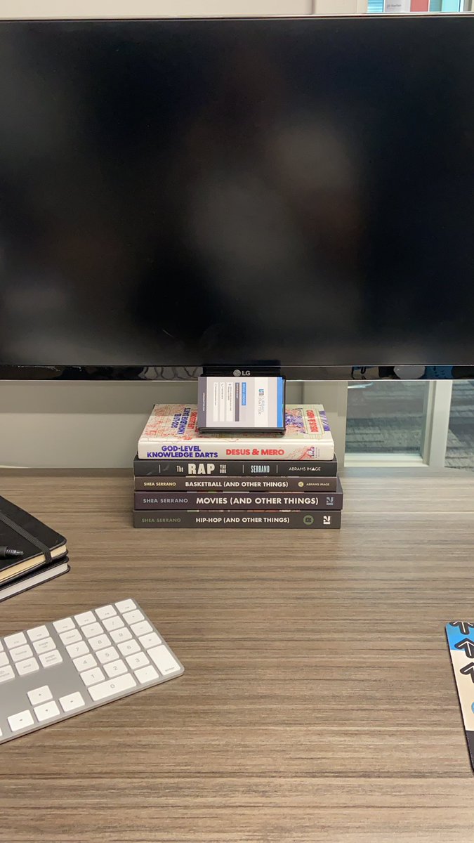 Hey <a href="/SheaSerrano/">Shea Serrano</a>. Hey <a href="/desusnice/">Desus MF Nice💯</a>. Hey <a href="/THEKIDMERO/">THE KID MERO 🇩🇴</a>. Hey <a href="/UMChicago/">UrbanMatter Chicago</a>. 

God-Level Office Vibes (And Other Things)